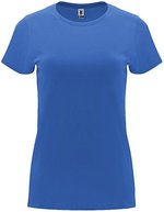 Roly Capri T-Shirt taillierter Schnitt Baumwolle, Heather Grey 58 M, RY6683 – Riviera Blu 261