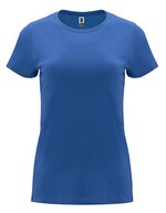 Roly Capri T-Shirt taillierter Schnitt Baumwolle, Heather Grey 58 M, RY6683 – Blu reale 05