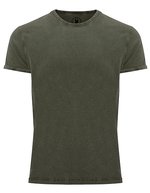 Roly T-Shirt aus 100% Baumwolle für Herren, Black 02 M, RY6689 – Verde scuro Marrone 38