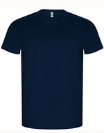 Roly Eco Bio-T-Shirt in Gold für Herren, White 01 M, RY6690 – Bleu marine 55