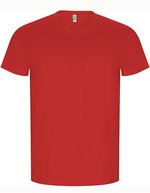 Roly Eco Bio-T-Shirt in Gold für Herren, White 01 M, RY6690 – Rouge 60