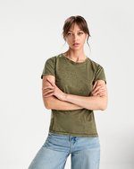 Roly T-Shirt Husky Jeans-Look Baumwolle für Damen, Black 02 M, RY6691 – Bild 1