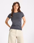 Roly Eco Goldenes Bio-Baumwoll T-Shirt, tailliert, White 01 S, RY6696 – Bild 2