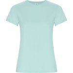 Roly Eco Goldenes Bio-Baumwoll T-Shirt, tailliert, White 01 S, RY6696 – Bild 3