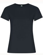 Roly Eco Goldenes Bio-Baumwoll T-Shirt, tailliert – Ebony 231
