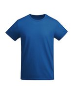 Roly Eco Bio-Baumwolle T-Shirt Breda mit Rundhals, White 01 M, RY6698 – Blu reale 05
