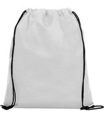 Stamina Calao String Bag aus Polypropylen-Fleece, Black 02 36 x 42 cm, RY7151 – White 01