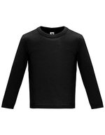 Roly Baby Langarm T-Shirt mit Druckknöpfen – Black 02