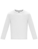 Roly Baby Langarm T-Shirt mit Druckknöpfen – White 01