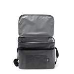 Stamina XL Kühltasche Marlox aus recyceltem Polyester, Black Melange 243 20 x 30 x 25 cm, RY7609 – Bild 5
