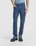 Roly Workwear Multipocket Jeans mit Stretchanteil, Blue Jeans 143 36, RY8402 – Bild 1