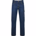 Roly Workwear Jeans Multipocket con componente Stretch, Blue Jeans 143 56, RY8402 – immagine 3