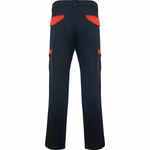 Roly Workwear Roly Trooper Twill Trousers with Pockets, Black 02/Red 60 40, RY8408 – image 4