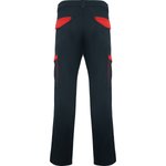Roly Workwear Roly Trooper Twill-Hosen mit Taschen, Black 02/Red 60 38, RY8408 – Bild 4