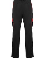 Roly Trooper Twill-Hosen mit Taschen – Black 02/Red 60