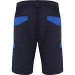 Roly Workwear Twill-Shorts Tahoe mit elastischem Bund, Black 02/Red 60 S, RY8409 – Bild 4