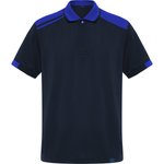 Roly Workwear Kurzarm-Poloshirt Samurai mit Kontrastdetails, Black 02/Red 60 S, RY8410 – Bild 3