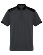 Kurzarm-Poloshirt Samurai mit Kontrastdetails – Lead 23/Black 02