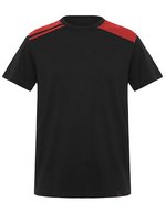 T-Shirt Expedition mit Rundhalsausschnitt – Black 02/Red 60