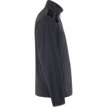 Roly Workwear Fleece Jacke Terrano mit Reißverschlusstaschen, Black 02/Red 60 S, RY8412 – Bild 5