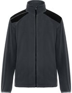 Fleece Jacke Terrano mit Reißverschlusstaschen – Lead 23/Black 02