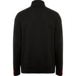 Roly Workwear Troyer Sweatshirt Maverick mit Reißverschluss, Black 02/Red 60 S, RY8413 – Bild 4