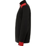 Roly Workwear Troyer Sweatshirt Maverick mit Reißverschluss, Black 02/Red 60 S, RY8413 – Bild 5