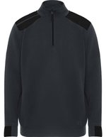 Troyer Sweatshirt Maverick mit Reißverschluss – Lead 23/Black 02