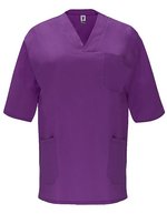 Panacea Schlupfkasack Baumwoll-Twill V-Ausschnitt – Grape 988