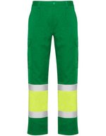 Naos Multitaschen-Hose in Neonfarben – Garden Green 52/Fluor Yellow 221
