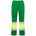 Roly Workwear Multitaschen-Hose Hi-Viz mit Reflexband, Garden Green 52/Fluor Yellow 221 38, RY9301 – Bild 3