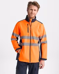 Roly Workwear Giacca Softshell Antares con Microfleece, Garden Green 52/Fluor Yellow 221 S, RY9303 – immagine 2