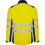 Roly Workwear Giacca Softshell Antares con Microfleece, Garden Green 52/Fluor Yellow 221 S, RY9303 – immagine 4