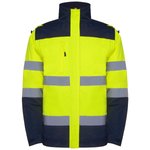 Roly Workwear Epsylon Parka mit reflektierenden Details, Garden Green 52/Fluor Yellow 221 S, RY9304 – Bild 3
