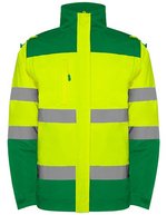 Epsylon Parka mit reflektierenden Details – Garden Green 52/Fluor Yellow 221
