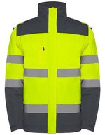 Epsylon Parka mit reflektierenden Details – Lead 23/Fluor Yellow 221