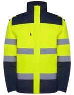 Epsylon Parka mit reflektierenden Details – Navy Blue 55/Fluor Yellow 221
