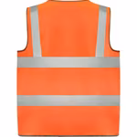 Roly Workwear Warnweste Polux mit Reflektoren, Fluor Orange 223 XL/XXL, RY9311 – Bild 4