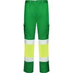 Roly Workwear Hi-Viz Kontrasthose Daily Stretch, Garden Green 52/Fluor Yellow 221 38, RY9312 – Bild 3