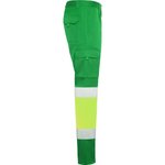 Roly Workwear Hi-Viz Kontrasthose Daily Stretch, Garden Green 52/Fluor Yellow 221 38, RY9312 – Bild 6
