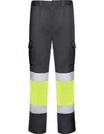 Hi-Viz Kontrasthose Daily Stretch – Lead 23/Fluor Yellow 221