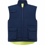 Roly Workwear Gilet de signalisation réversible Persei avec réflecteurs, Navy Blue 55/Fluor Yellow 221 S, RY9313 – image 3