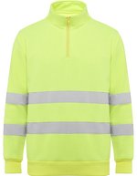 Hi-Viz Sweatshirt Spica mit Reißverschluss – Fluor Yellow 221