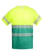 Sicherheits-T-Shirt Tauri mit Reflektoren – Garden Green 52/Fluor Yellow 221