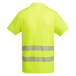 Roly Workwear Poloshirt Atrio Kurzarm mit Reflektoren, Fluor Yellow 221 M, RY9318 – Bild 4