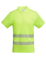 Poloshirt Atrio Kurzarm mit Reflektoren – Fluor Yellow 221