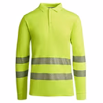 Roly Workwear Long-Sleeve Polo Shirt Atrio with Reflectors, Fluor Orange 223 S, RY9319 – image 3