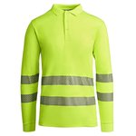 Roly Workwear Langarm-Poloshirt Atrio mit Reflektoren, Fluor Orange 223 S, RY9319 – Bild 3
