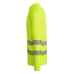 Roly Workwear Langarm-Poloshirt Atrio mit Reflektoren, Fluor Orange 223 S, RY9319 – Bild 4