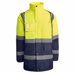 Hi-Visibility Work Jacket Merak with Hood – image 3